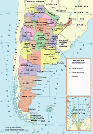 Map of Argentina